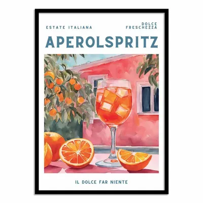 Poster - Art-Poster - Aperol Spritz - Ohkimiko - WALL EDITIONS
