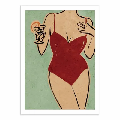 Affiches - Affiche - Beach Girl - Raissa Oltmanns - WALL EDITIONS