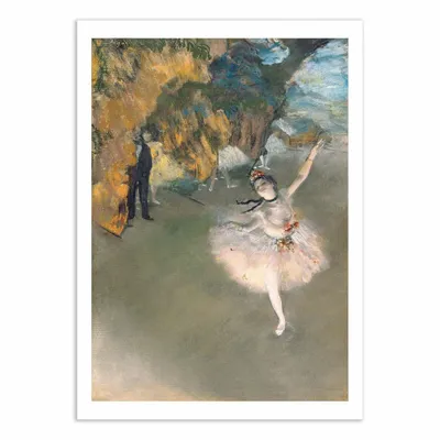 Affiches - Affiche - Ballet (l'étoile) 1877 - Edgar Degas - WALL EDITIONS