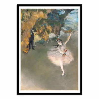 Affiches - Affiche - Ballet (l'étoile) 1877 - Edgar Degas - WALL EDITIONS