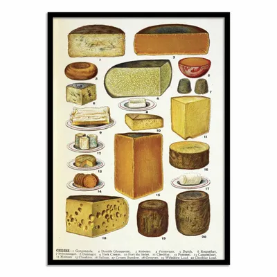 Affiches - Affiche - Cheese - British Library Archive - WALL EDITIONS