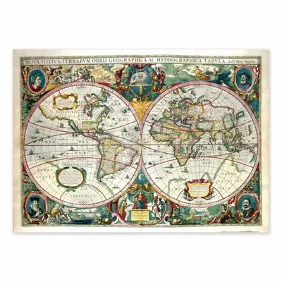 Affiches - Affiche - World Map - British Library archive - WALL EDITIONS