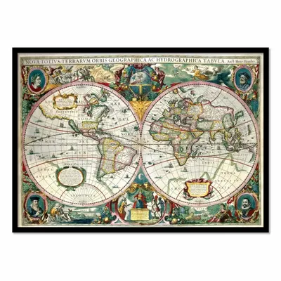 Affiches - Affiche - World Map - British Library archive - WALL EDITIONS