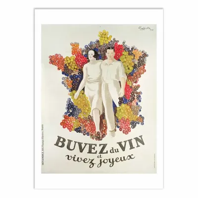 Affiches - Affiche - Buvez du vin, vivez joyeux 1933 - Leonetto Cappiello - WALL EDITIONS