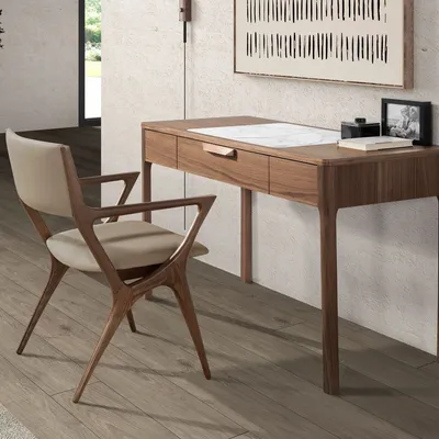 Other tables - Walnut wood dressing table - ANGEL CERDÁ