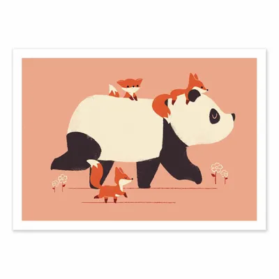 Affiches - Affiche - Panda Fox - Jay Fleck - WALL EDITIONS