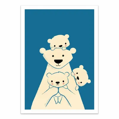 Affiches - Affiche - Papa Bear - Jay Fleck - WALL EDITIONS