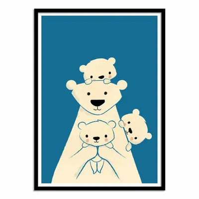 Affiches - Affiche - Papa Bear - Jay Fleck - WALL EDITIONS