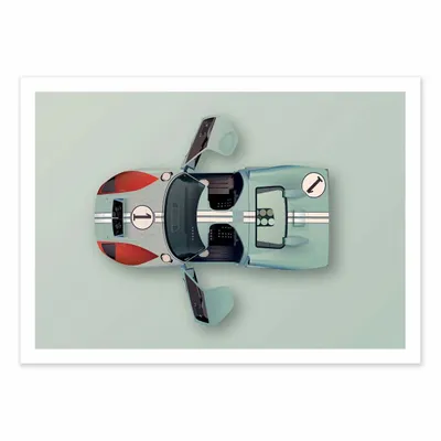 Poster - Art-Poster - Ford GT40 - Artmoric - WALL EDITIONS
