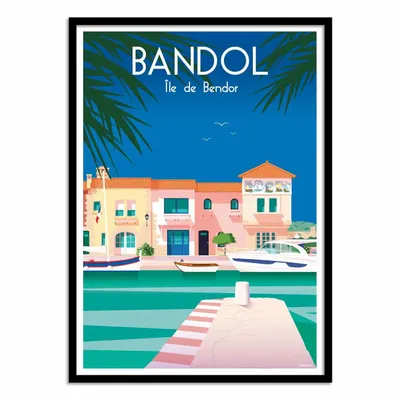 Affiches - Affiche - Bandol - Raphael Delerue - WALL EDITIONS