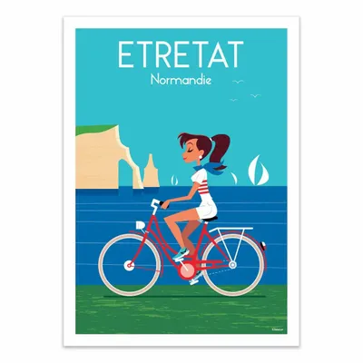 Affiches - Affiche - Etretat Normandie V2 - Raphael Delerue - WALL EDITIONS