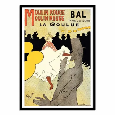 Affiches - Affiche - La Goulue au Moulin Rouge - Henri de Toulouse-Lautrec - WALL EDITIONS