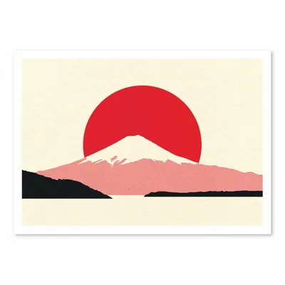 Affiches - Affiche - Fuji Sun - Rosi Feist - Format : 50 x 70 cm - WALL EDITIONS