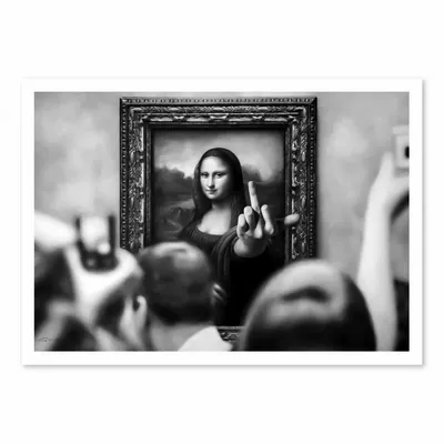Poster - Art-Poster - Mona Fed up - Alexandre Granger - WALL EDITIONS