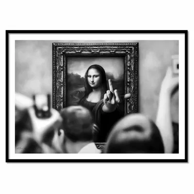 Poster - Art-Poster - Mona Fed up - Alexandre Granger - WALL EDITIONS