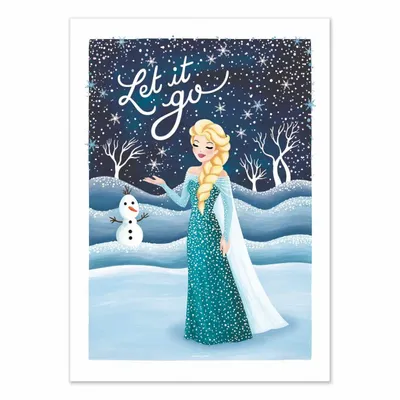Poster - Art-Poster - Frozen - Nour Tohme - WALL EDITIONS