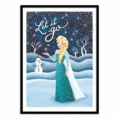 Poster - Art-Poster - Frozen - Nour Tohme - WALL EDITIONS