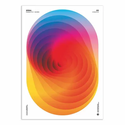 Poster - Art-Poster - Spiral - Posterlad - WALL EDITIONS