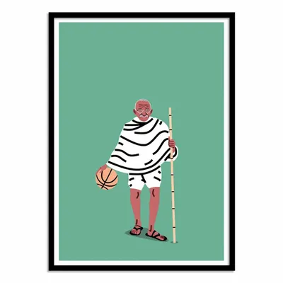 Affiches - Affiche - Ballin Gandhi - Elad Shagrir - WALL EDITIONS
