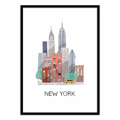 Affiches - Affiche - New York - Maja Tomljanic - WALL EDITIONS
