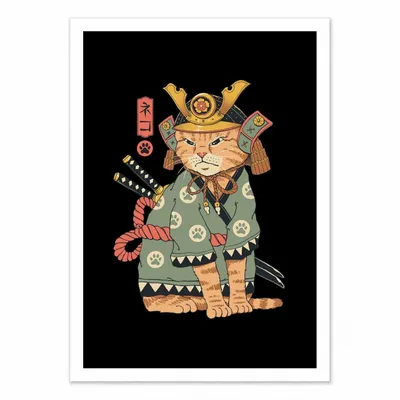 Affiches - Affiche - Neko Samurai - Vincent Trinidad - WALL EDITIONS