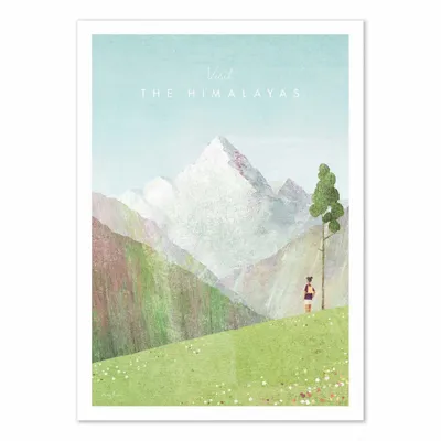 Affiches - Affiche - Visit The Himalayas - Henry Rivers - WALL EDITIONS