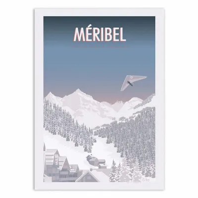 Affiches - Affiche - Méribel - Turo - WALL EDITIONS