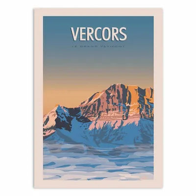 Affiches - Affiche - Vercors - Turo - WALL EDITIONS