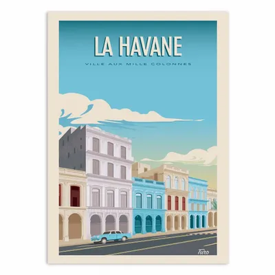 Affiches - Affiche - La Havane - Turo - WALL EDITIONS