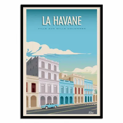 Affiches - Affiche - La Havane - Turo - WALL EDITIONS