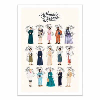 Affiches - Affiche - Women of Science - Nour tohme - WALL EDITIONS