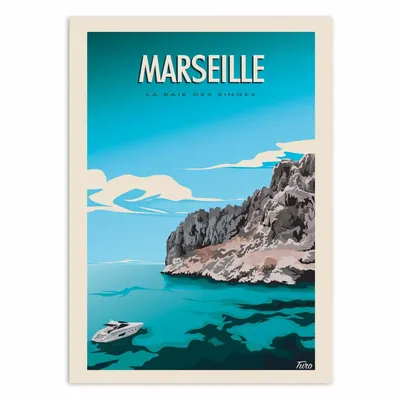 Affiches - Affiche - Marseille - Turo Memories Studio - WALL EDITIONS