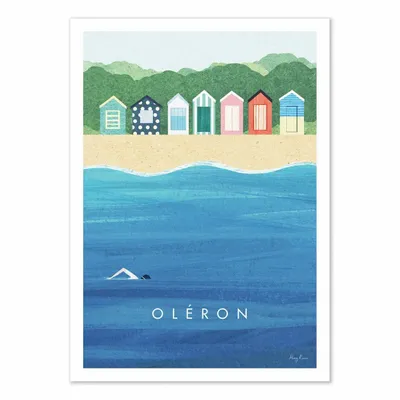 Affiches - Affiche - Ile d'Oléron - Henry Rivers - WALL EDITIONS