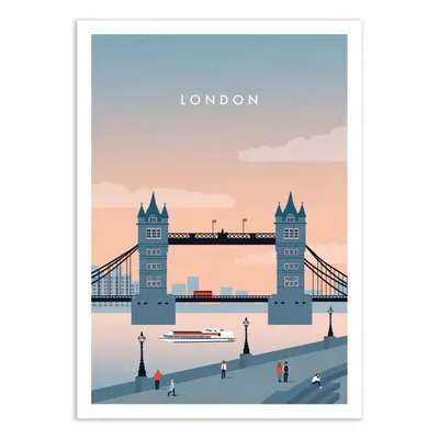 Affiches - Affiche - London - Katinka Reinke - WALL EDITIONS