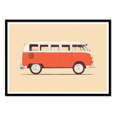 Affiches - Affiche - Red Van - Florent Bodart - WALL EDITIONS