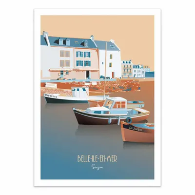 Affiches - Affiche - Belle-Ile-en-mer - Artmoric - WALL EDITIONS