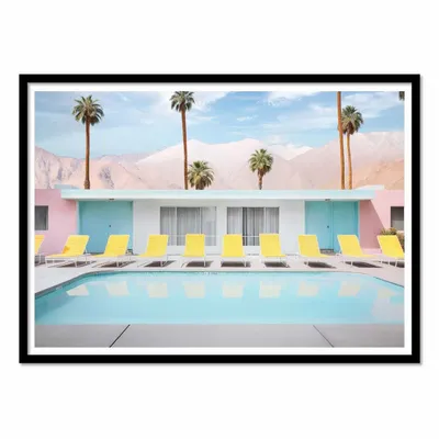 Affiches - Affiche - Palm Springs Pool day - Philippe Hugonnard - WALL EDITIONS