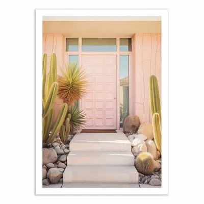 Poster - Art-Poster - Pink Palm Springs - Philippe Hugonnard - WALL EDITIONS