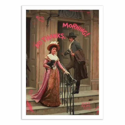 Poster - Art-Poster - No thanks - Jonas Loose - WALL EDITIONS