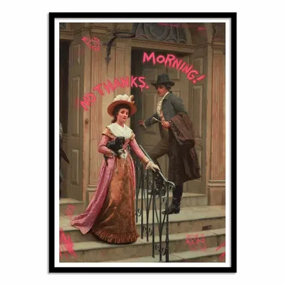 Poster - Art-Poster - No thanks - Jonas Loose - WALL EDITIONS