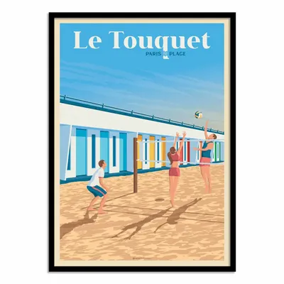 Affiches - Affiche - Le Touquet - Olahoop Travel Posters - WALL EDITIONS