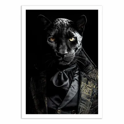 Affiches - Affiche - Black Panther Wild Suits - Philippe Hugonnard - WALL EDITIONS