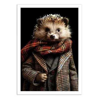 Affiches - Affiche - Hedgehog Wild Suits - Philippe Hugonnard - WALL EDITIONS