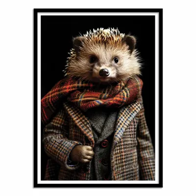 Affiches - Affiche - Hedgehog Wild Suits - Philippe Hugonnard - WALL EDITIONS