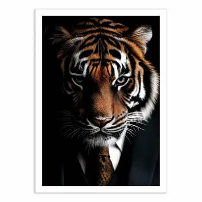 Poster - Art-Poster - Tiger Wild Suits - Philippe Hugonnard - WALL EDITIONS