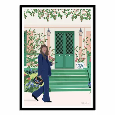 Poster - Art-Poster - Giverny - LPX Illustration - WALL EDITIONS