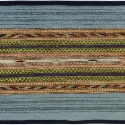 Tapestries - Portospino Sky Blue, handwoven wall panel - EUGENIA PINNA