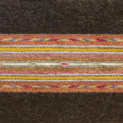 Tapestries - Portospino Natural Black, handwoven wall panel - EUGENIA PINNA