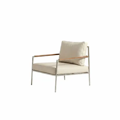 Lounge chairs - MZM Lounge Chair 20 002 - Ivory - MUZEUM