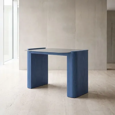 Tables Salle à Manger - MZM Steel Deck Medium - Bleu ciel - MUZEUM